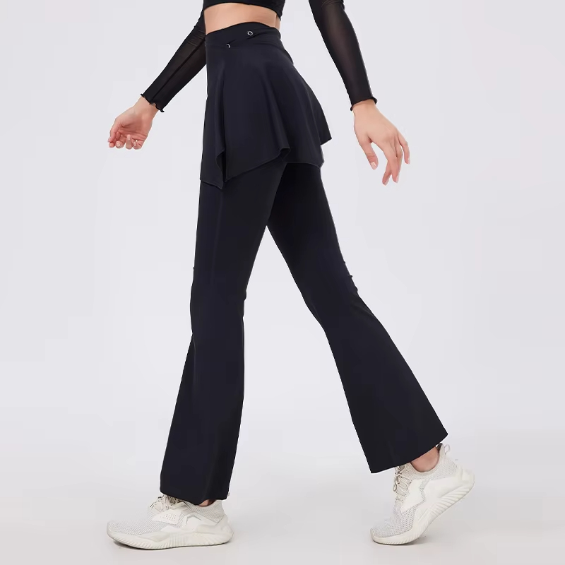 high waist yoga pants, flared yoga leggings, soft quick dry workout pants, fitness pants women, casual sports leggings