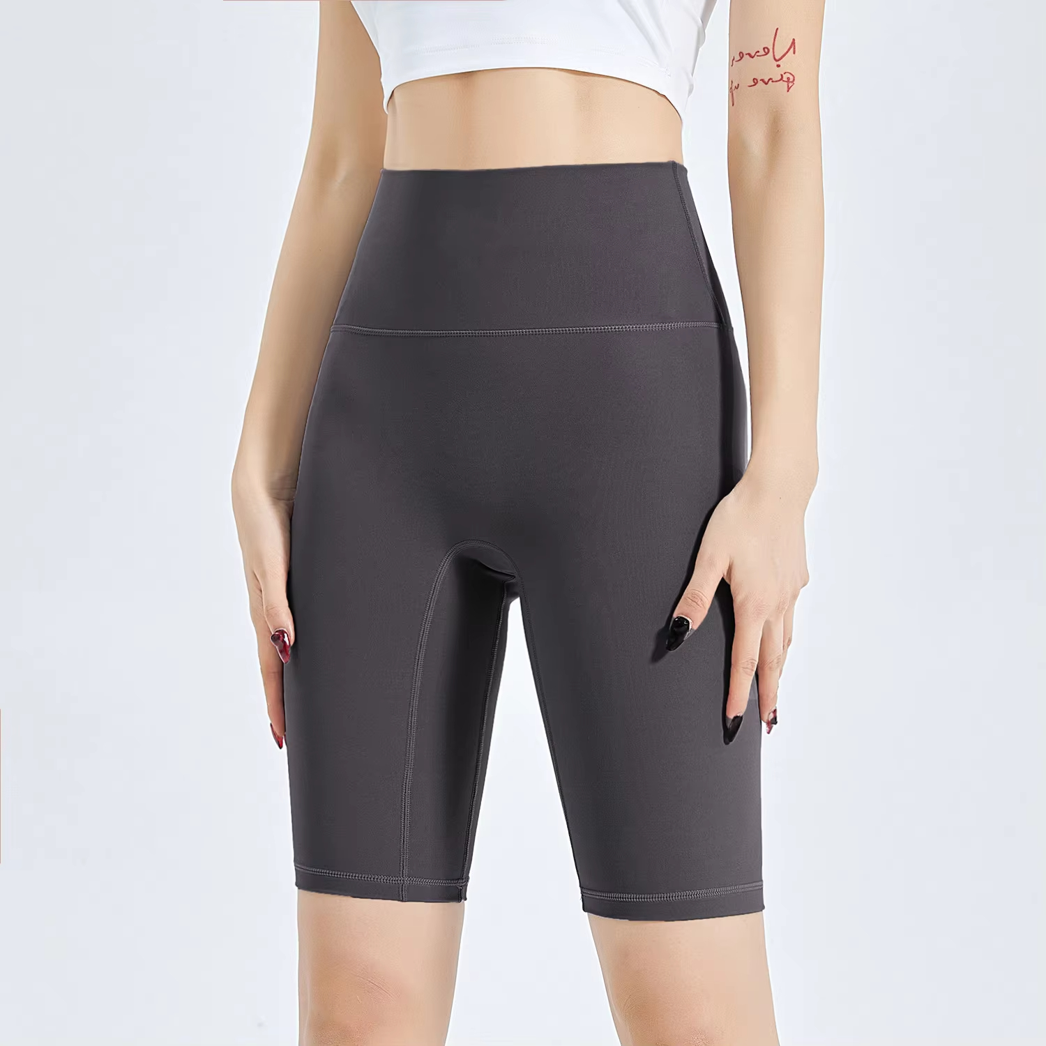 seamless yoga shorts, tummy control shorts, scrunch butt biker shorts, workout shorts women, high waist gym shorts