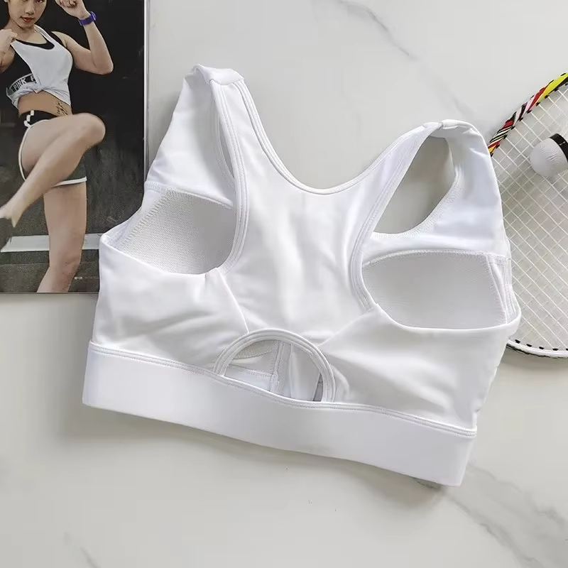 zipper sports bra, high impact bra women, shockproof fitness bra, quick dry sports bra, running yoga bra
