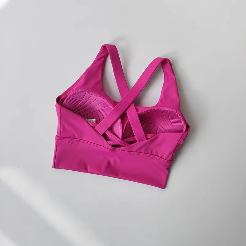 seamless sports bra, push up sports bra, breathable yoga bra, shockproof crop top, women fitness vest
