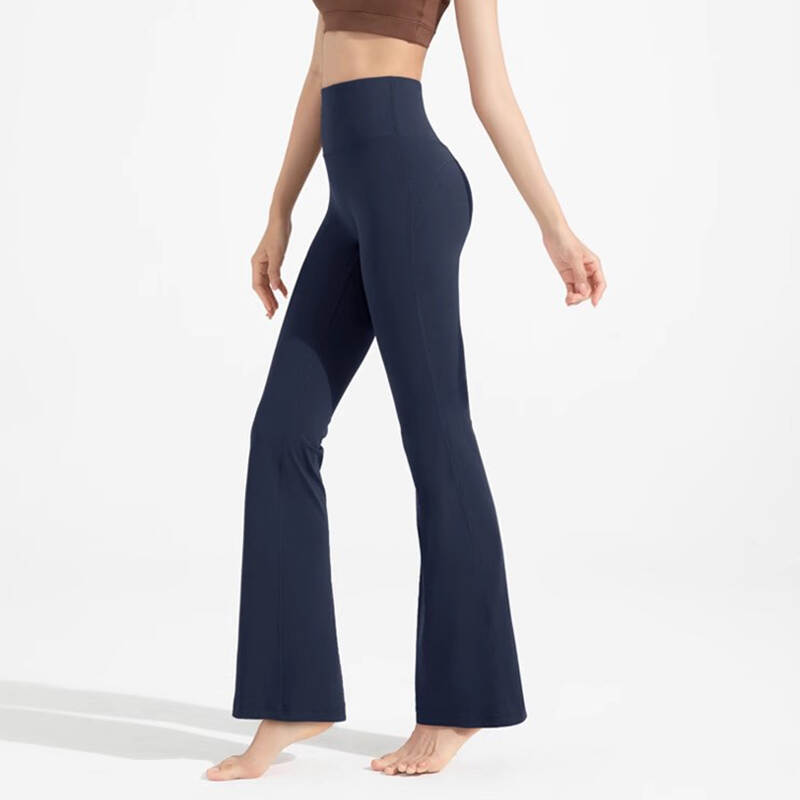 flared yoga pants, high waist workout pants, hip lifting fitness pants, nude feel yoga leggings, women’s yoga trousers