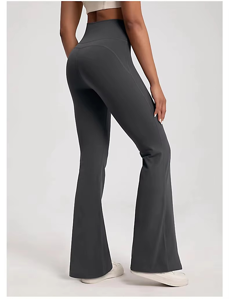 Women’s High Waist Flared Yoga Pants – Bell-Bottom Fitness Gym Trousers for Butt Lifting & Casual Sports