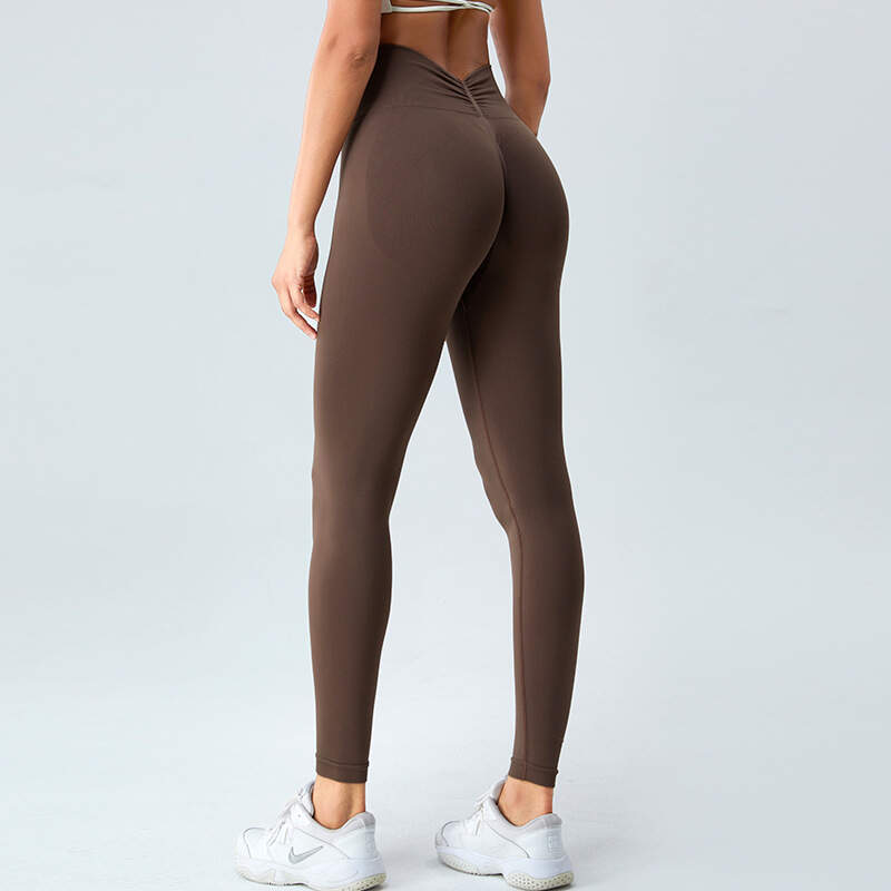 seamless leggings, high waist yoga pants, peach lift gym tights, women's running compression pants, quick dry workout leggings