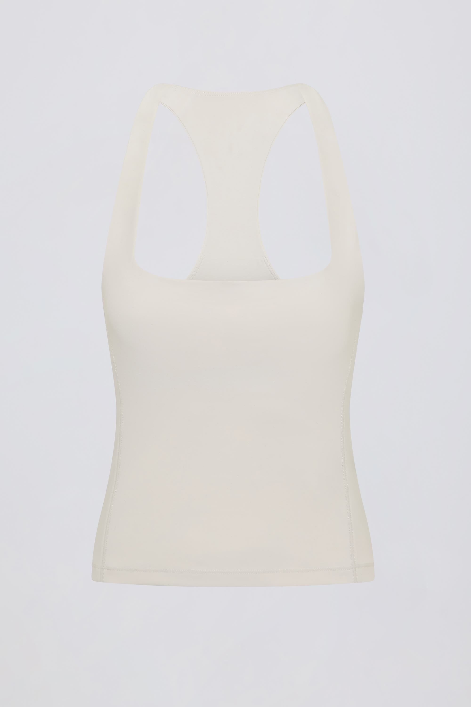 yoga set sportswear, cream racerback tank, breathable fitness top, women’s yoga shirt, soft workout tank