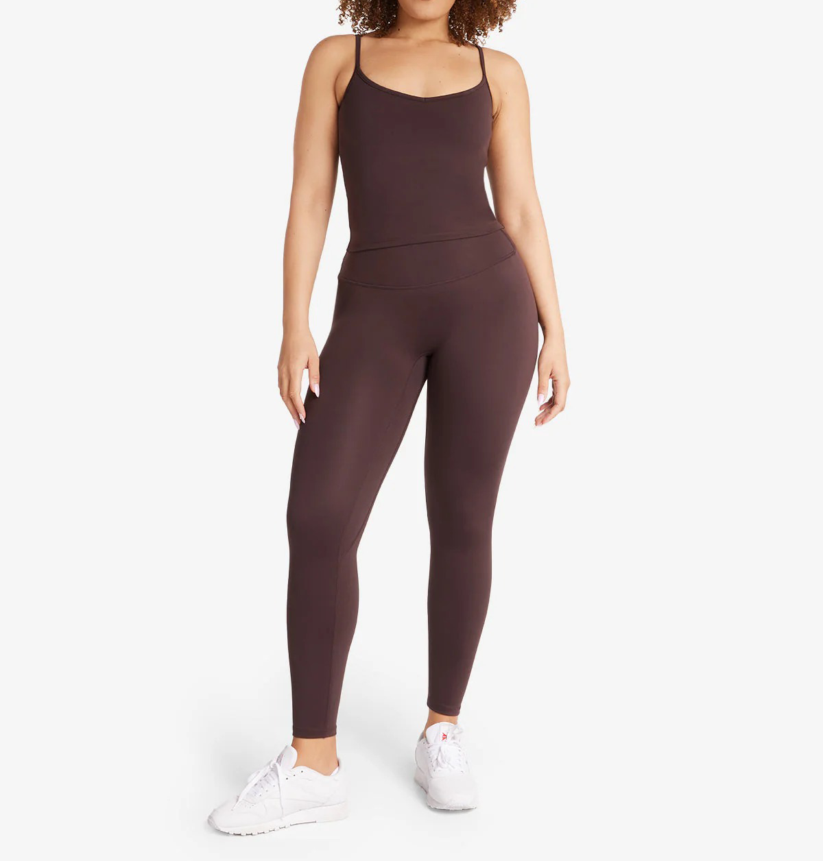 high-waisted leggings, sculpting yoga pants, full-length compression leggings, soft brushed activewear, no front seam leggings