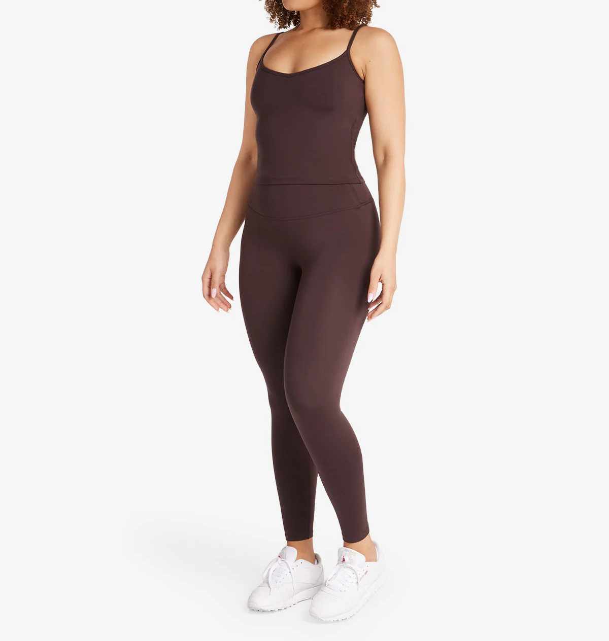 high-waisted leggings, sculpting yoga pants, full-length compression leggings, soft brushed activewear, no front seam leggings