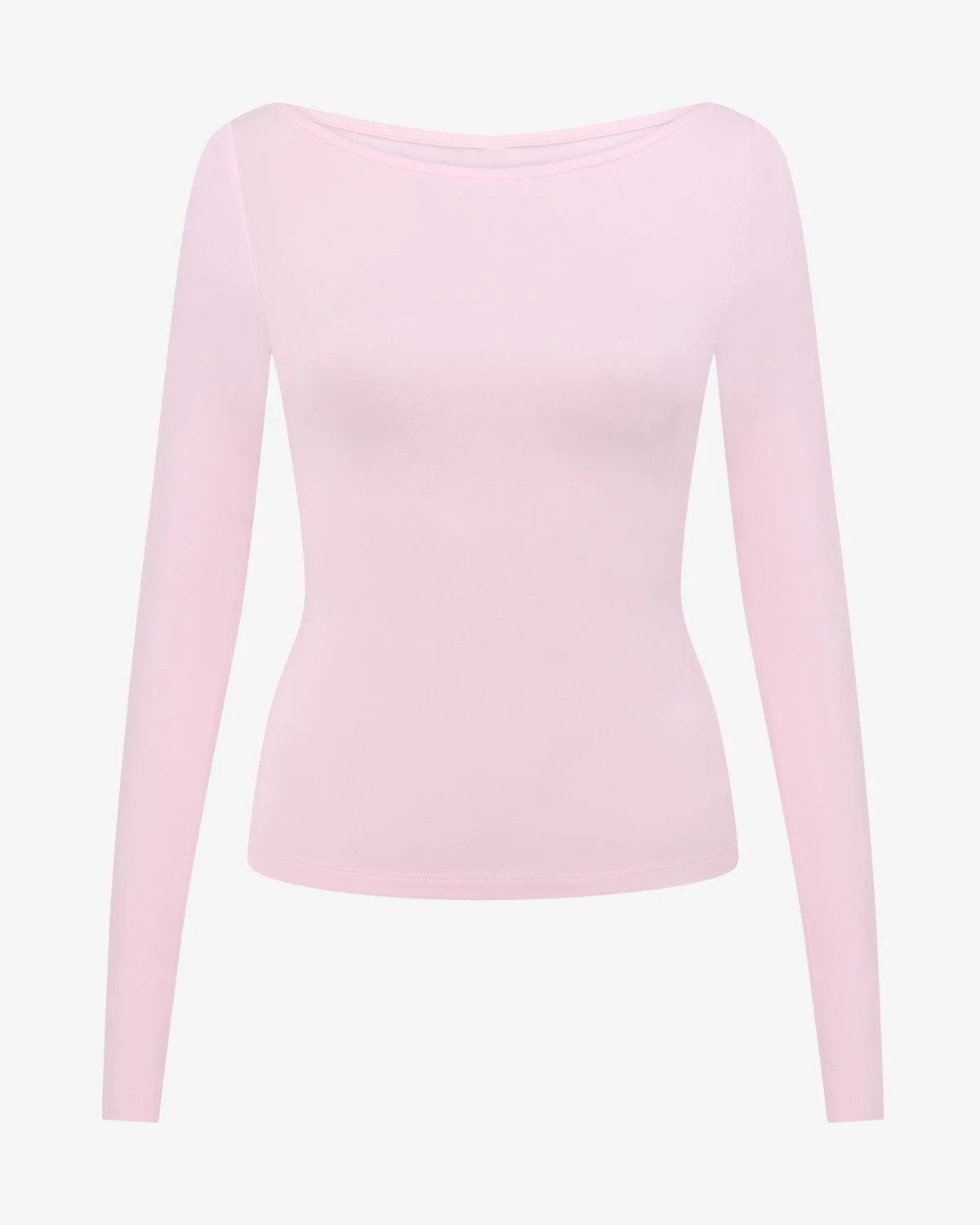 boat neck yoga top, long sleeve lounge shirt, soft french terry top, fitted recovery top, casual yoga wear