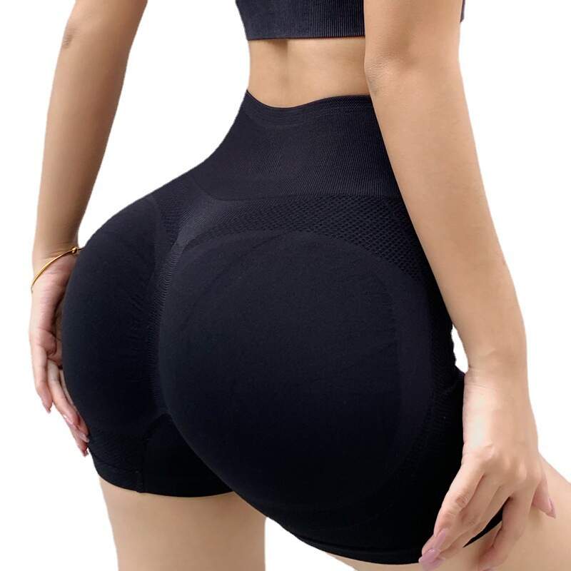seamless biker shorts, quick-dry workout shorts, high waist yoga shorts, compression gym shorts, breathable activewear