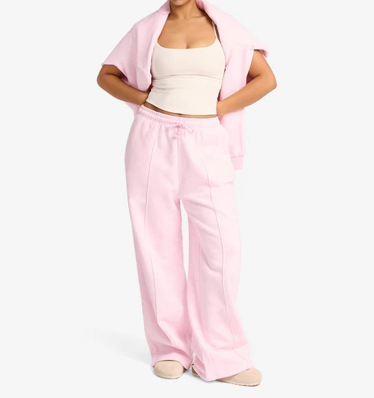 yoga sweatpants, wide leg workout pants, soft fleece yoga pants, athleisure lounge pants, women’s yoga bottoms