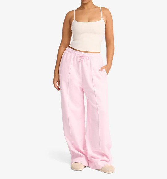 yoga sweatpants, wide leg workout pants, soft fleece yoga pants, athleisure lounge pants, women’s yoga bottoms