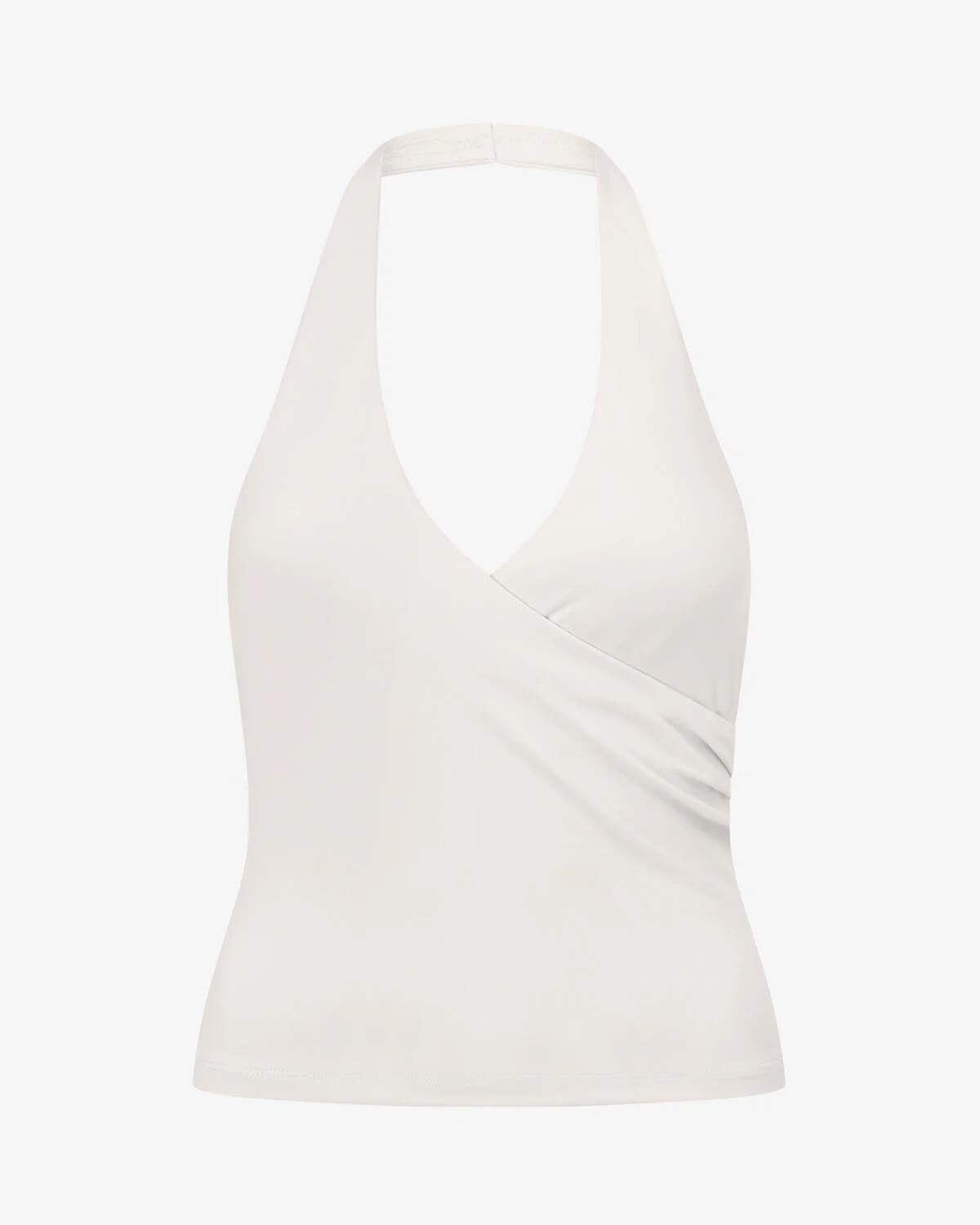 wrap yoga tank, halter yoga top, light support tank, removable bra cups, women’s workout top