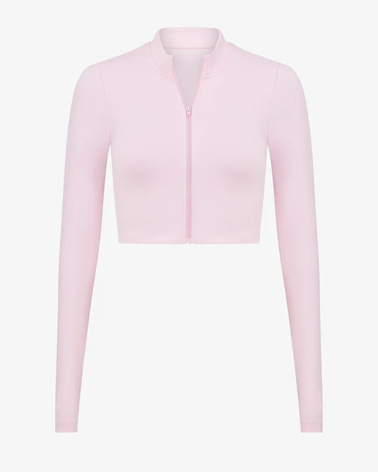 yoga zip jacket, women workout jacket, mock neck jacket, compression outerwear, sporty layering top