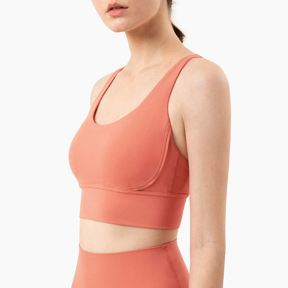 crisscross sports bra, shockproof workout bra, yoga tank top women, breathable gym top, high support sports bra