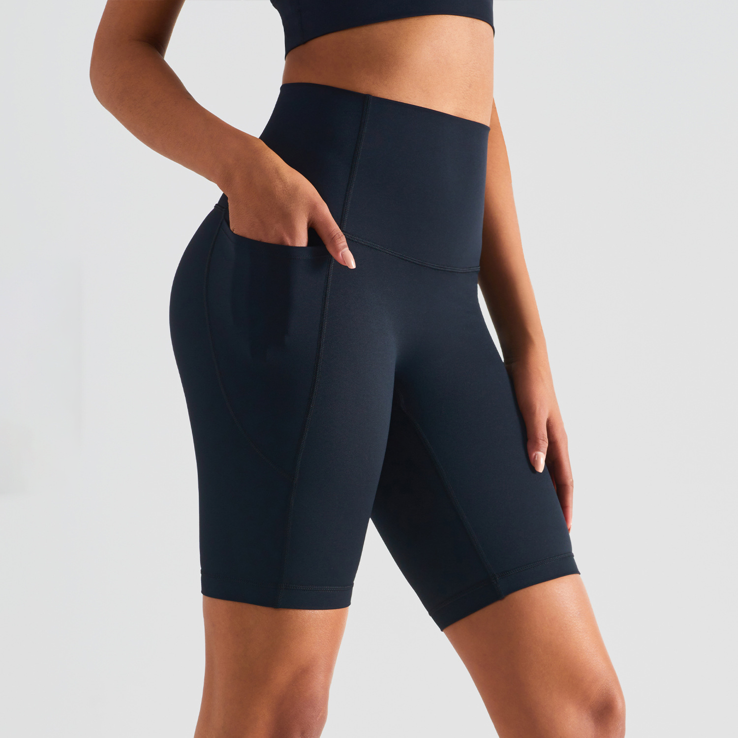biker shorts women, high-waisted yoga shorts, peach lift shorts, workout shorts with pockets, gym shorts for women