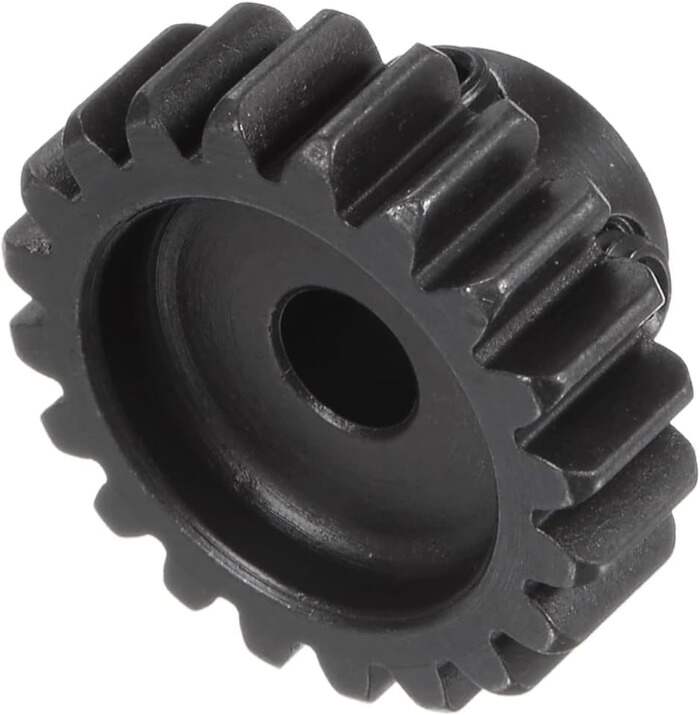 Cast Iron Spur Diff Differential Motor Gear front angle view