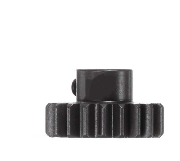 Cast Iron Spur Diff Differential Motor Gear shown in profile