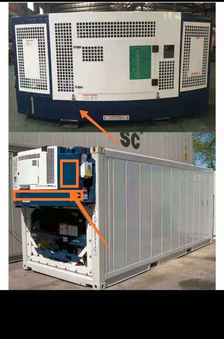 24KW Rear-cab Type Reefer Container Diesel Genset