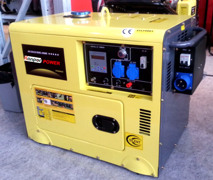 5KVA-8.5KVA Portable air cool Diesel Generator Set