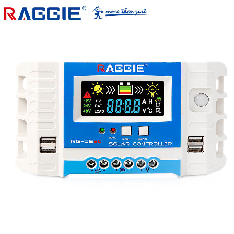 RAGGIE RG-CS 20A 12/24v  PWM solar charge controller 12V solar power system kit