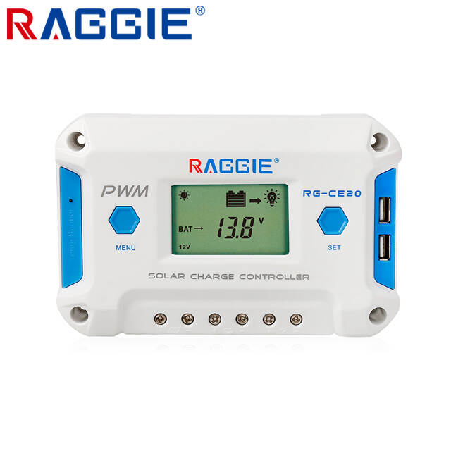 RAGGIE RG-CE 12v 24v solar panel controller 20A solar regulator