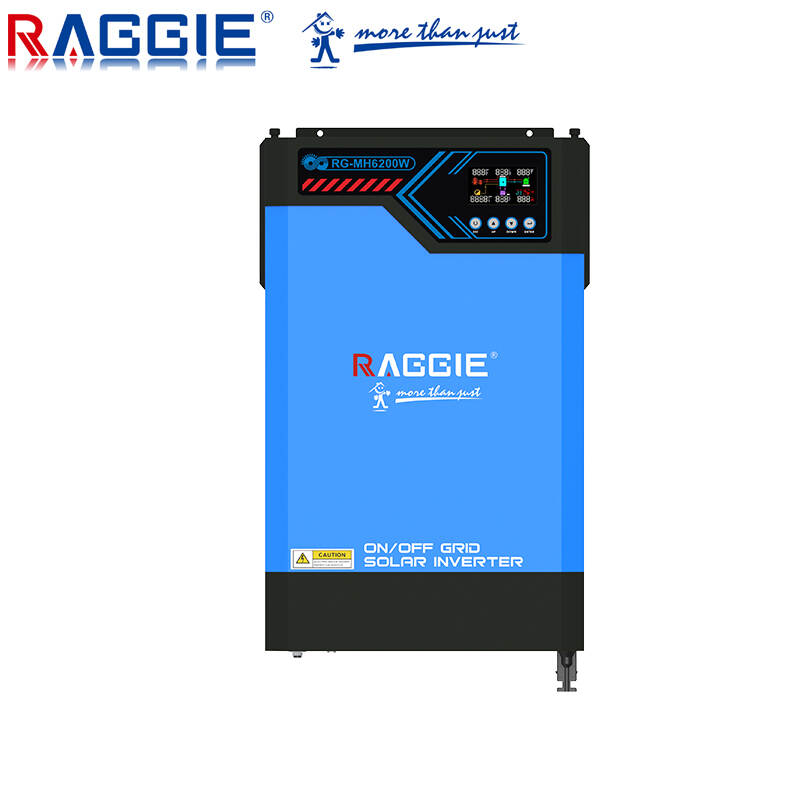 RAGGIE RG-MH6200W on off grid inverter 6.2KW hyrbid solar inverter 48V DC inverter to 220V AC