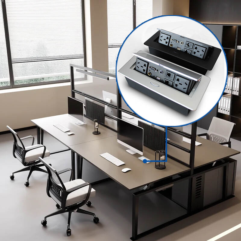 flush mounted conference table socket