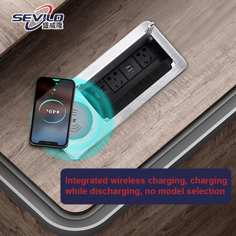 US EU desk pop up power socket