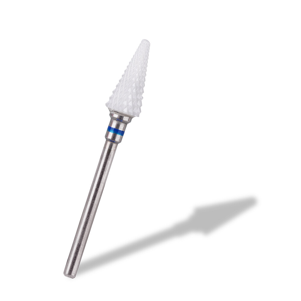 Conical Shape Ceramic Nail Drill Bits, Nail Drill Bit Ceramic Cone Shape, Ceramic Conical Shape Nail Drill Bit