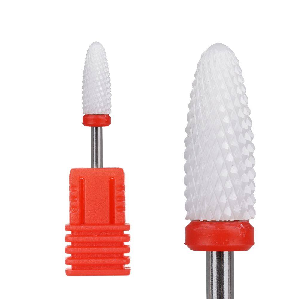 Flame Ceramic Nail Drill Bits, Ceramic Flame Drill Bit, Ceramic Nail Drill Bit Flame