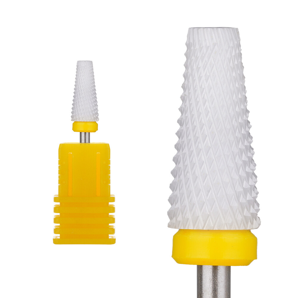 flat smooth top Truncated conical trapezoid Ceramic Nail Drill Bits