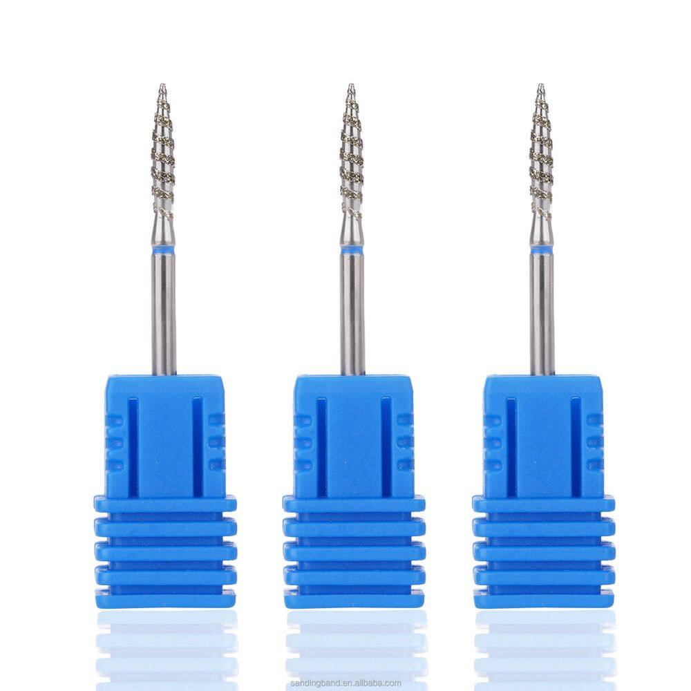 Diamond Nail Drill Bits Set, Diamond Cuticle Nail Bits Kit, Diamond Cuticle Nail Drill Bits Set