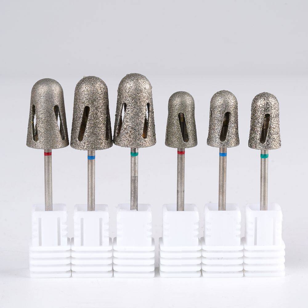 Diamond Nail Drill Bits Set, Diamond Cuticle Nail Bits Kit, Diamond Cuticle Nail Drill Bits Set