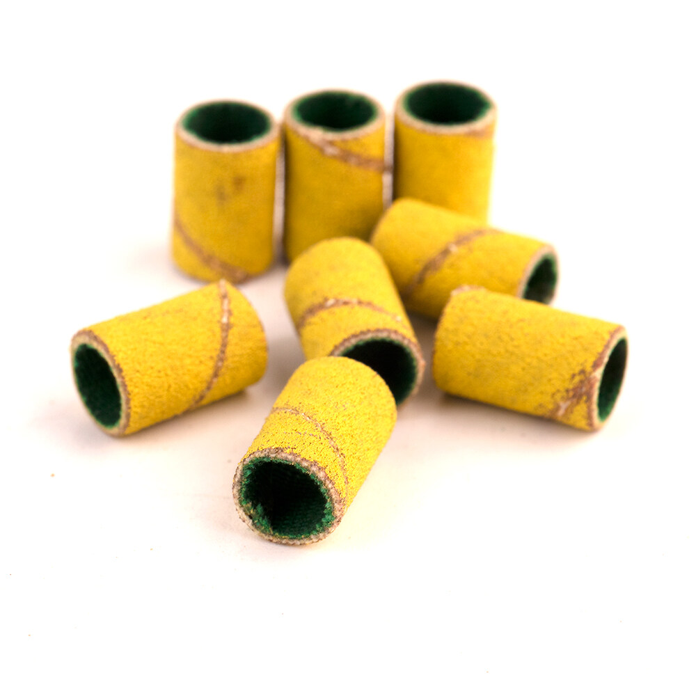 Yellow Sanding Bands, Yellow Nail Sanding Bands, Yellow Manicure Sanding Bands