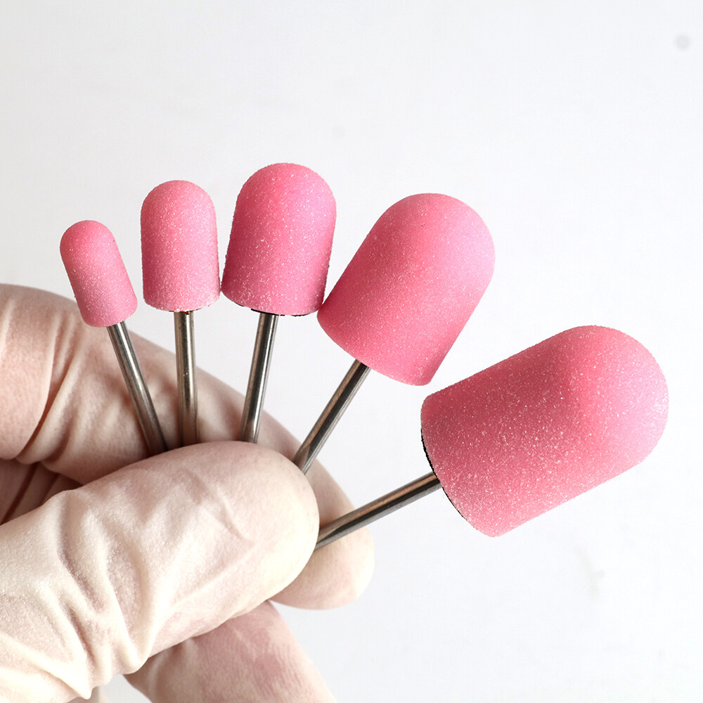 Pink Pedicure Sanding Caps