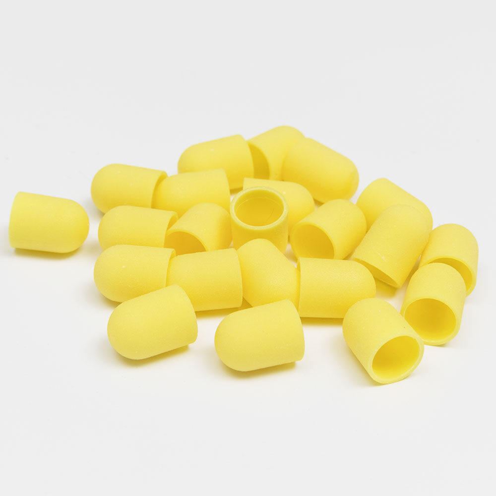 Yellow Pedicure Sanding Caps