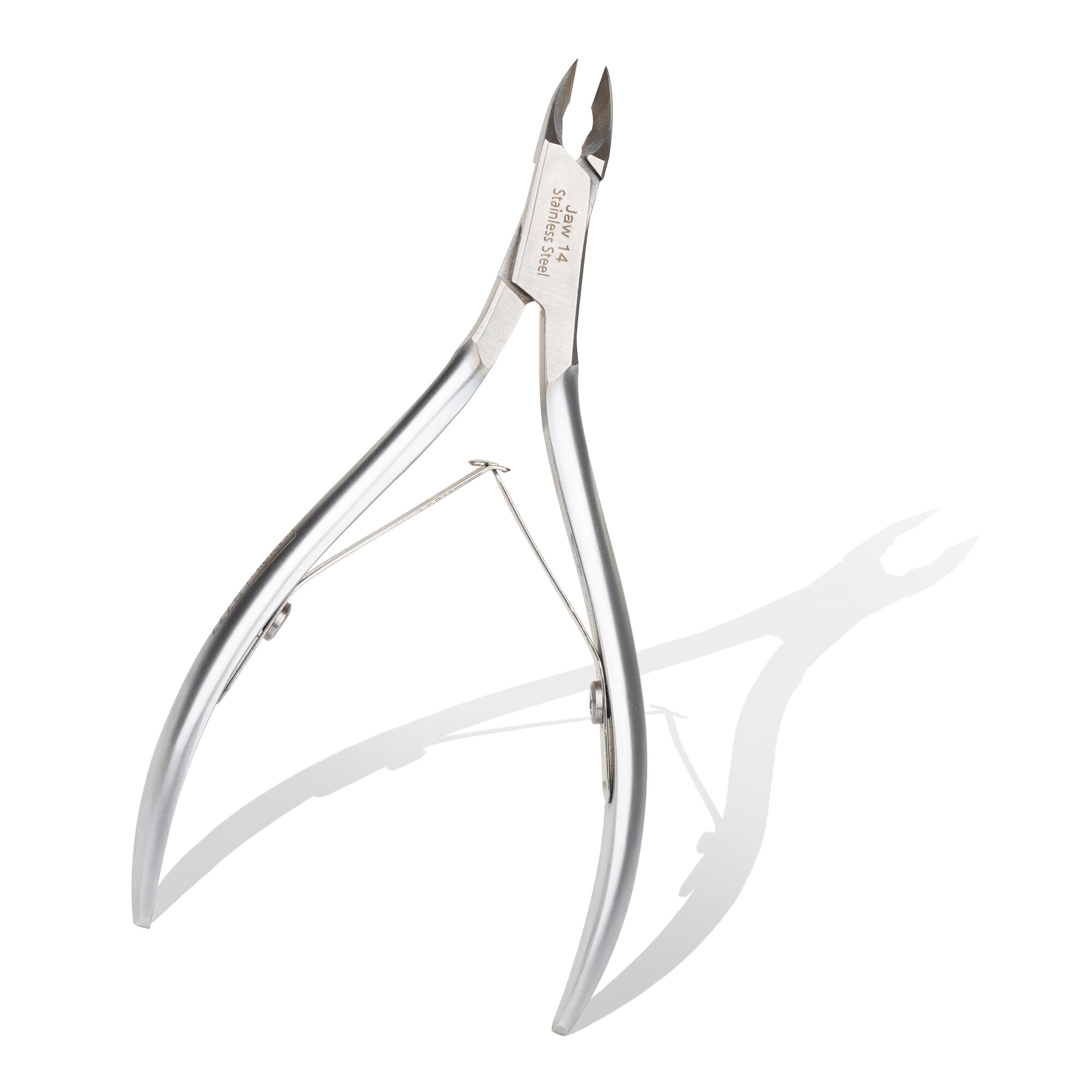 Tweezerman Cuticole Nipper 1/2 mascella, Tweezerman V cuticola in acciaio inossidabile inossidabile