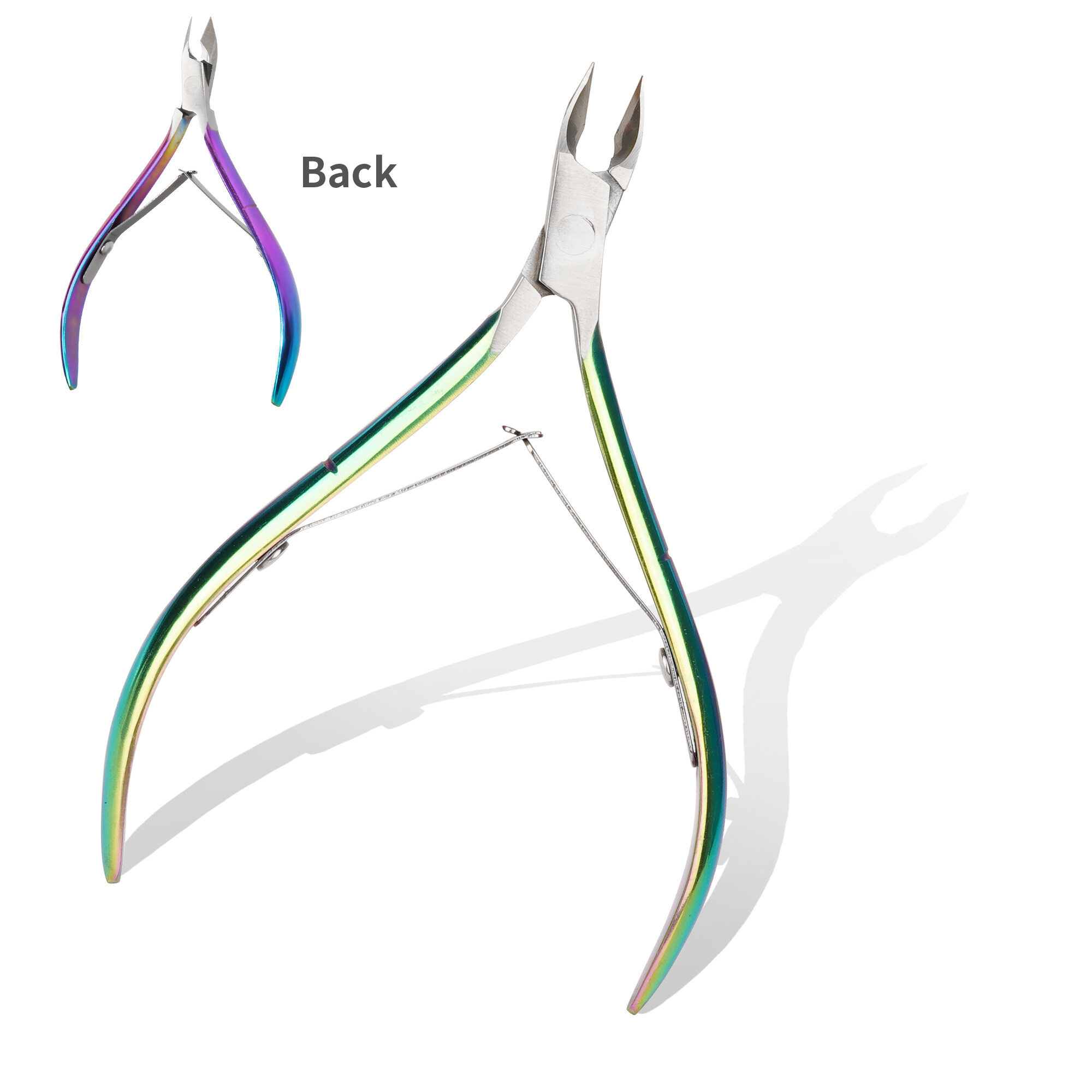 tweezerman cuticle nipper 1/2 jaw, tweezerman v cuticle nipper stainless steel