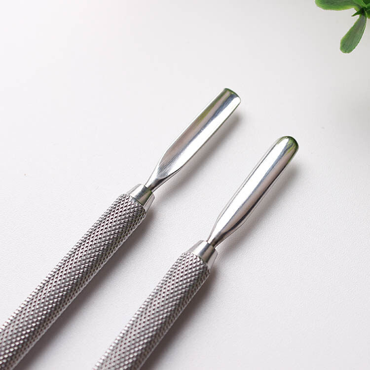 Manicare Cuticle Trimmer And Pusher, mini cuticle pusher, round cuticle pusher, stainless steel cuticle pusher