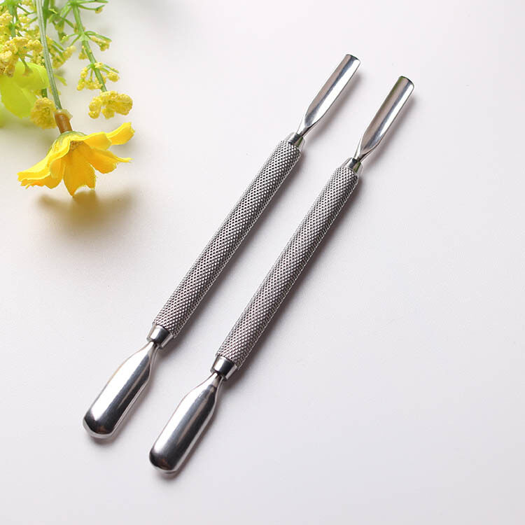 Manicare Cuticle Trimmer And Pusher, mini cuticle pusher, round cuticle pusher, stainless steel cuticle pusher