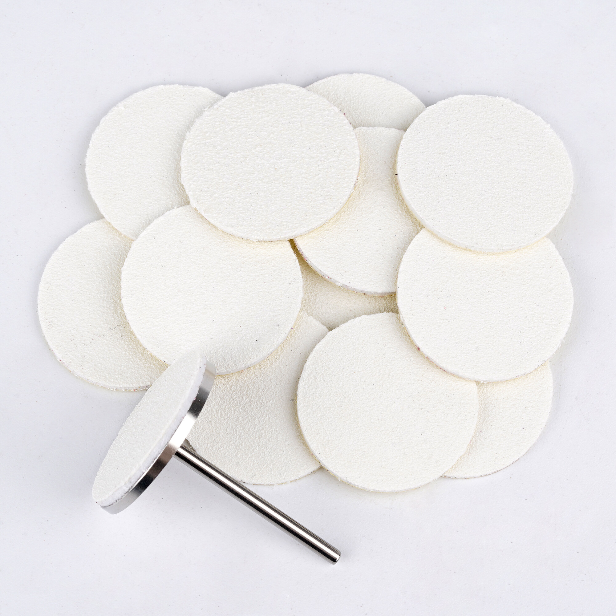 White Pedicure Sanding Disc