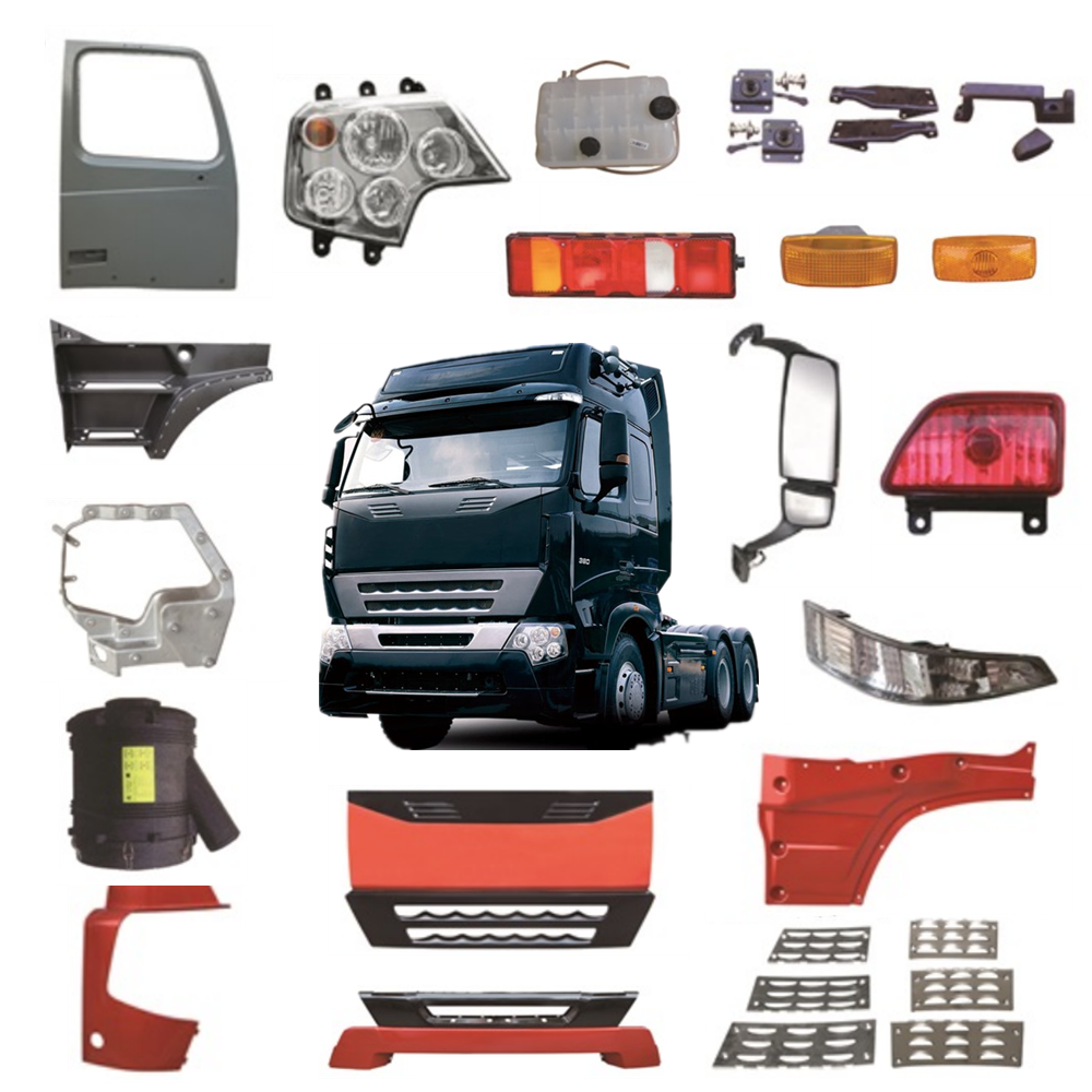 SINOTRUCK A7 T7 T7H T5G Truck Auto Engine Body Parts SINOTRUK 371 375 336 380 370HP HOWO Tractor Spare Parts