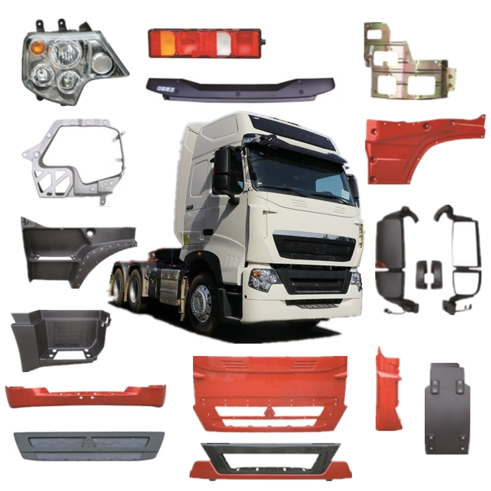 SINOTRUCK A7 T7 T7H T5G Truck Auto Engine Body Parts SINOTRUK 371 375 336 380 370HP HOWO Tractor Spare Parts