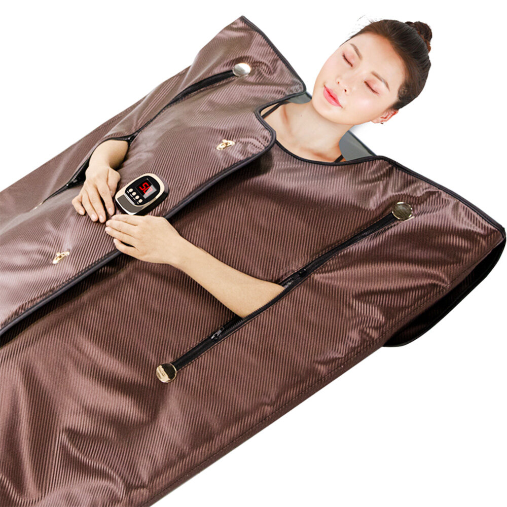 Hot Sale PU Leather Infrared Sauna Blanket Detox Body Wrap Massager Slimming Infrared Thermal Blanket