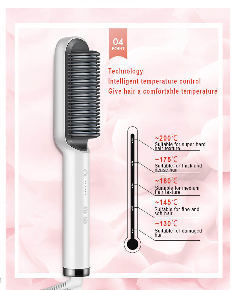 Electric Hot Comb, Hair Straightener Brush, Hair Straightener Comb