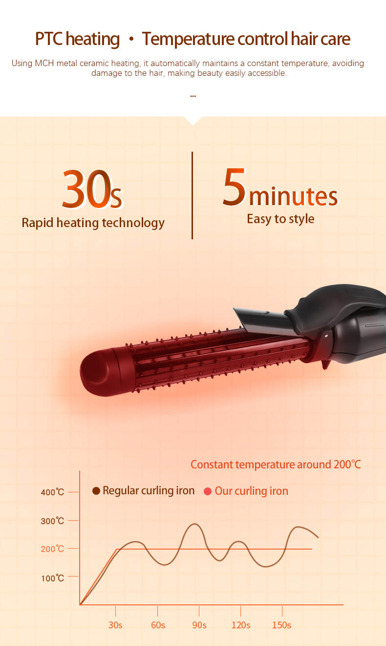 Automatic Hair Curler Ceramic, Automatic Hair Curler Curling Iron, Automatic Hair Curler Wand