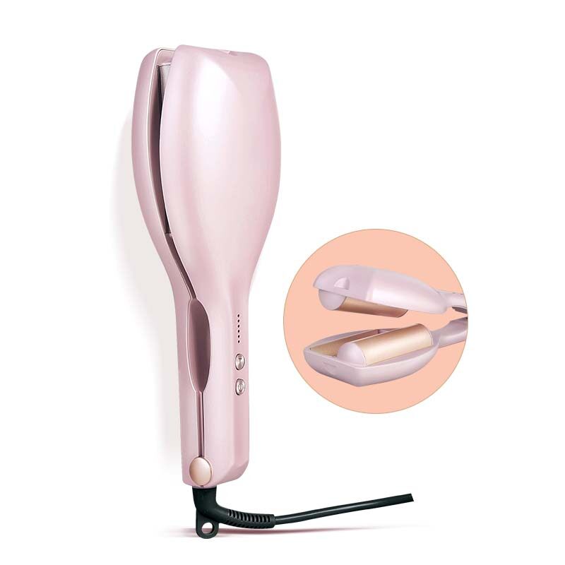 Mladistvý růžový roztomilý roztomilý 40 mm negativní ion PTC Vytápění kudrnatý styler Curling Irons Hair Curler