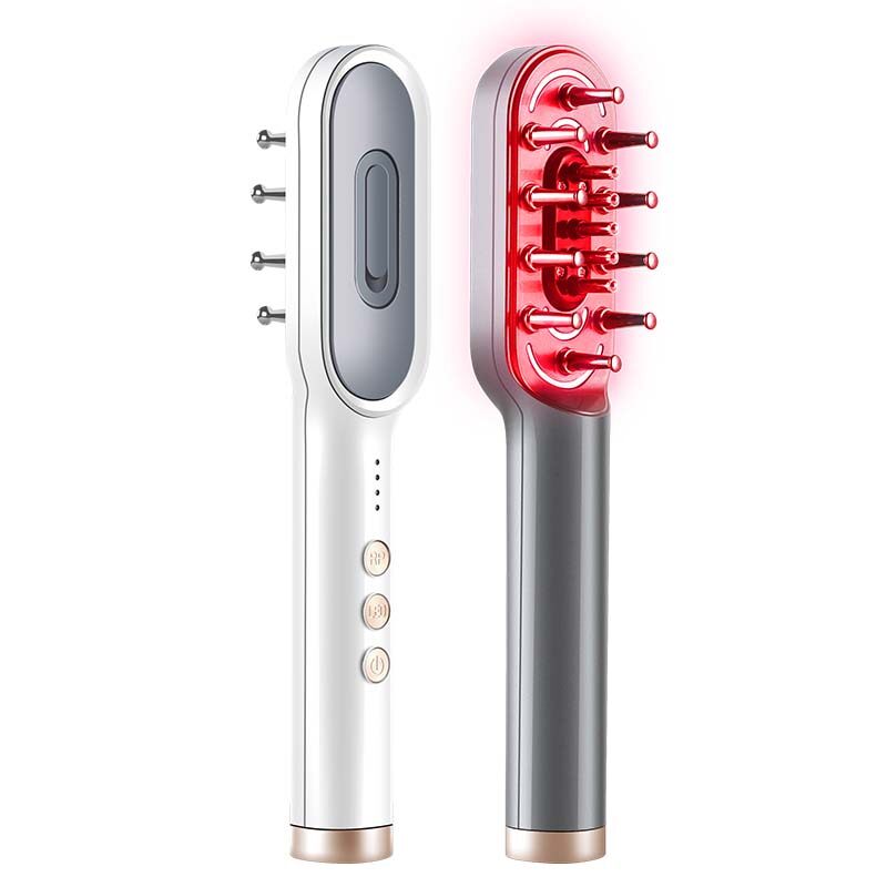 Electric Scalp Head Massage Combs with LED Light Therapy