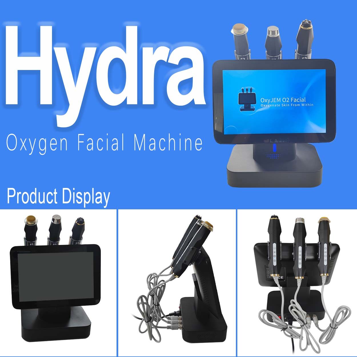 Hydra Facial Machine, Hydra Dermabrasion Machine, Máquina facial de apriete de la piel, productos de masaje facial, máquina facial Oxigeneo, Máquina facial de RF Therapy