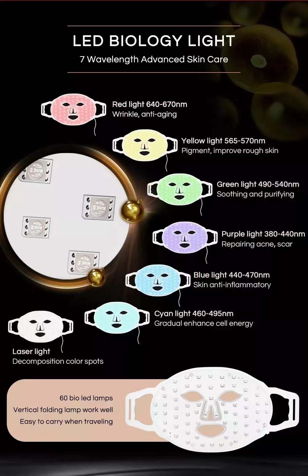 led light therapy face mask