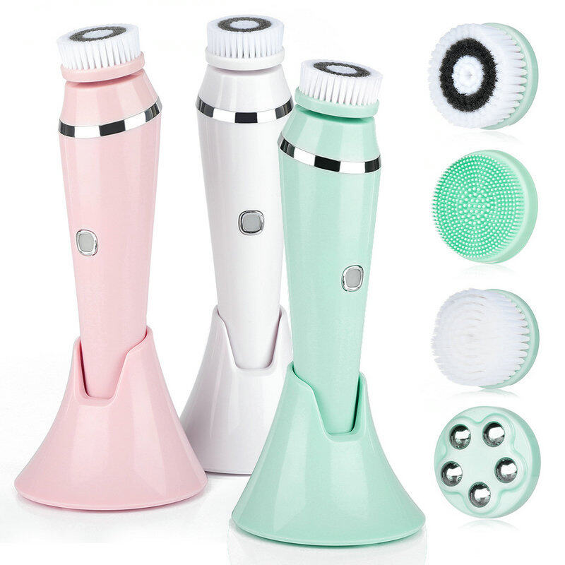 brosse nettoyant pour le visage électrique exfoliant un pinceau de massage, nettoyage nettoyant pour le visage épuroute électrique